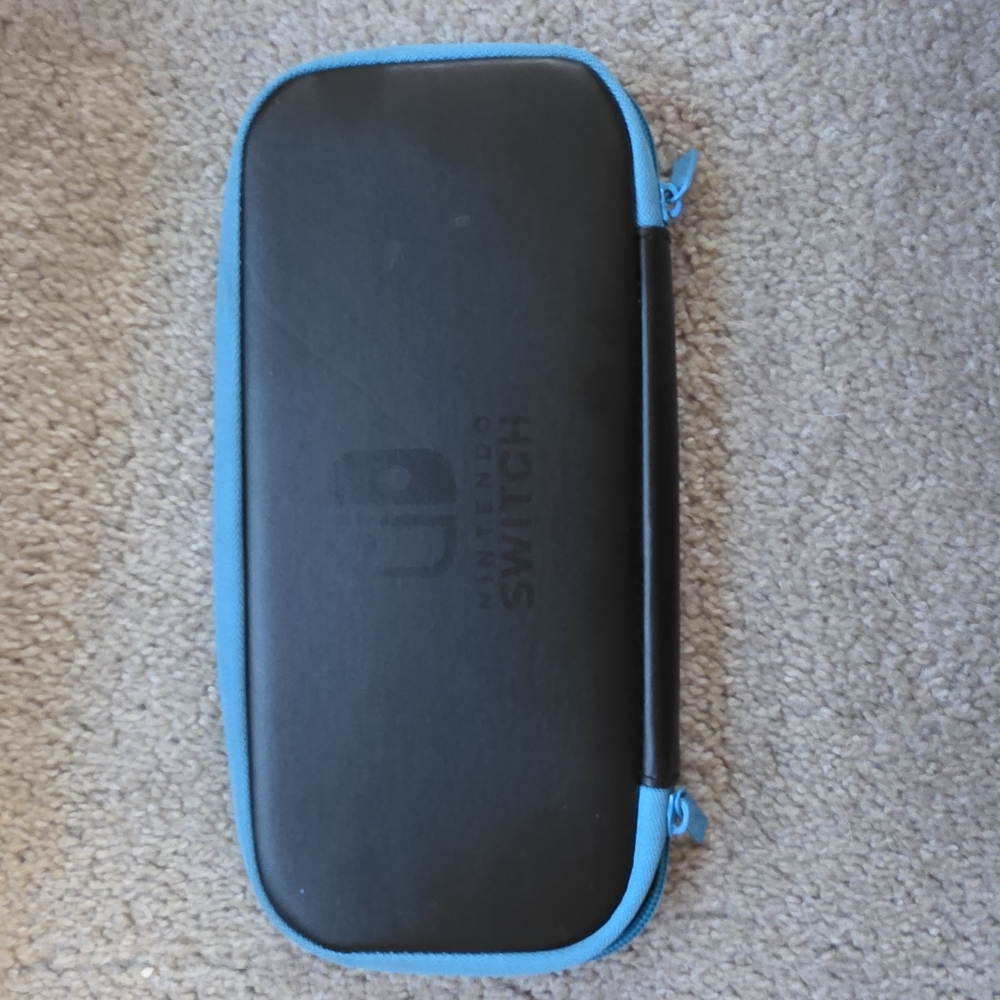 Nintendo Switch Black and Blue Carrying Case